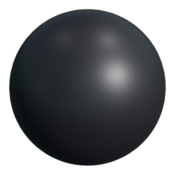 E98 Deep Black Painted Metal