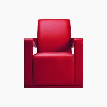 Ying Armchair Quilted Leather Armrests
