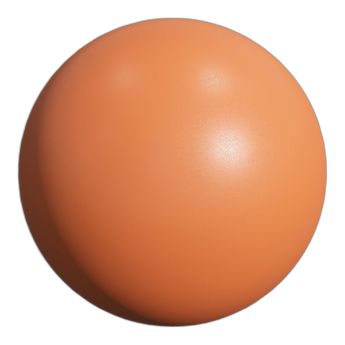 Metal Papaya Orange Outdoor